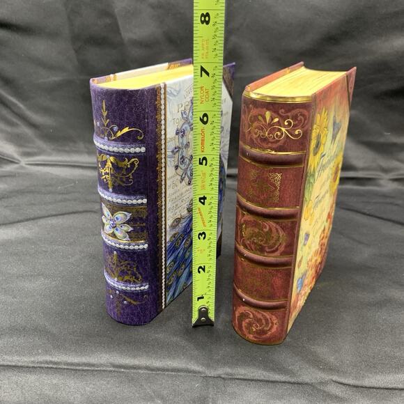 Lot of 5 Decorative Book Gift Boxes Floral Peacock Butterflies Ashland Abbington - Picture 13 of 16
